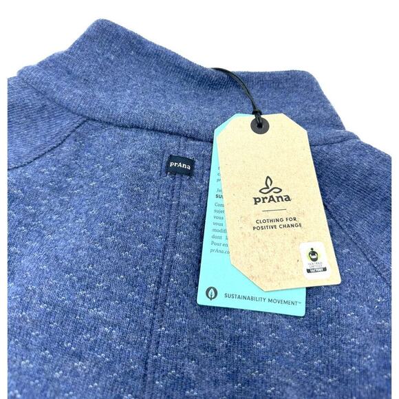 prAna Frozen Falls Women Sweater, Dark Sky, Size Large - Picture 5 of 7